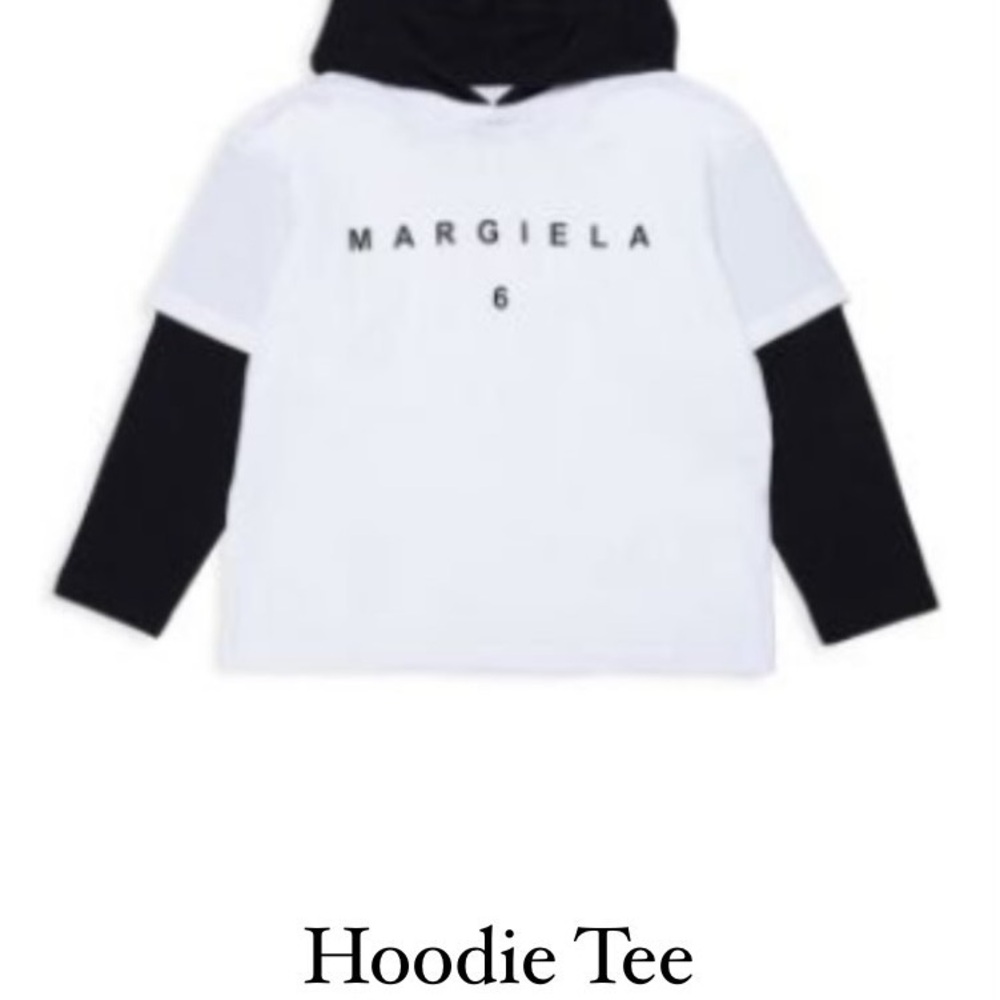 MM6 toddler hoddie tee